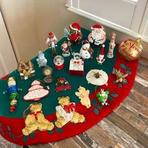VTG Assorted Christmas Ornaments 1990's